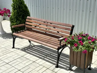Скамейка Классика с подлокотником 2,0 м