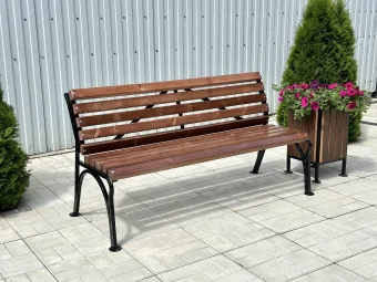 Скамейка Классика без подлокотника 1,5 м