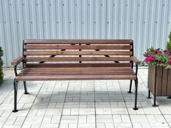 Скамейка Классика с подлокотником 2,0 м